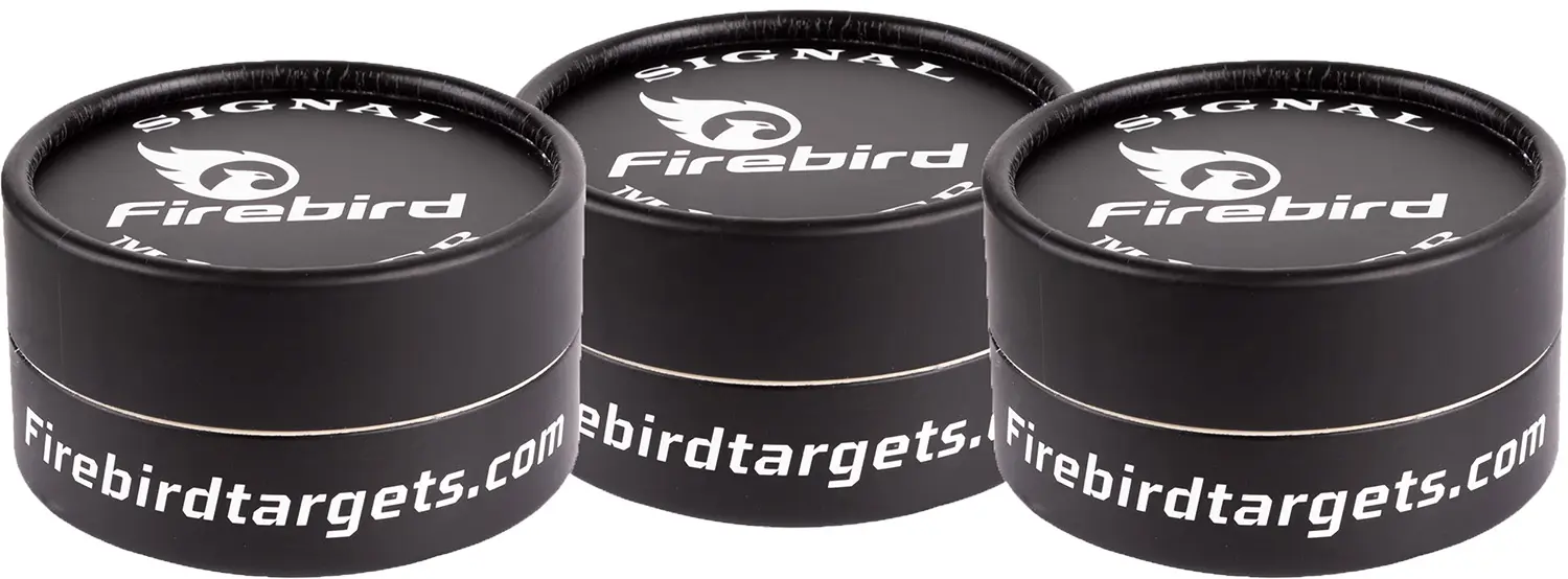Firebird USA SMG Signal Marker Moving Trajectory/Static Green Universal Firearm 65mm 3 Pack