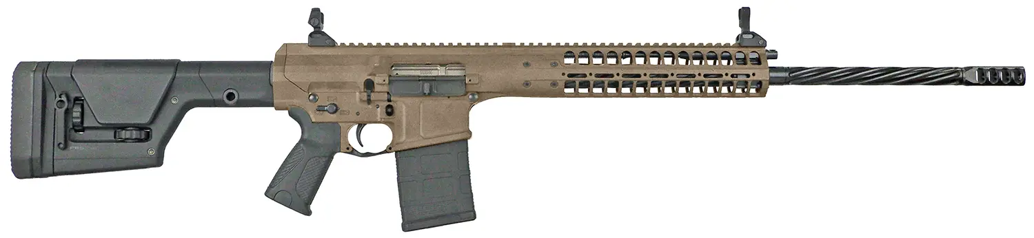 LWRC International LWRC REPR MKII 6.5 Creedmoor 22" 1:8" 5/8x24 Spiral Fluted Bbl FDE Side Charge Rifle REPRMKIIR6.5CKF22SC - LWRC