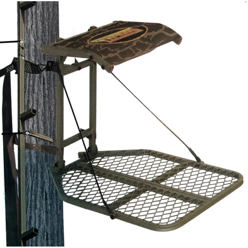 Trophy Treestands Archers Roost Combo Hang On Stand & 20ft. Climbing Sticks - Trophy Treestands