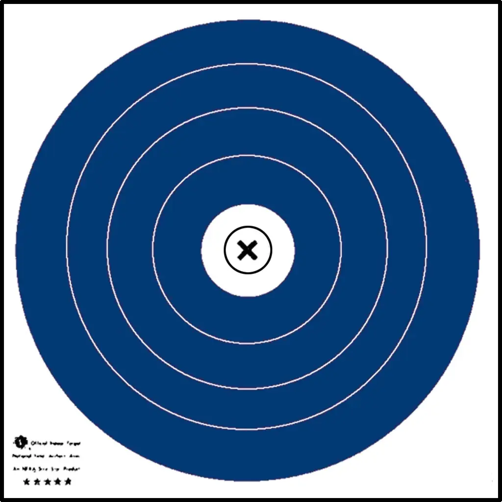 Maple Leaf NFAA Indoor Target 40cm Target 25 pk.