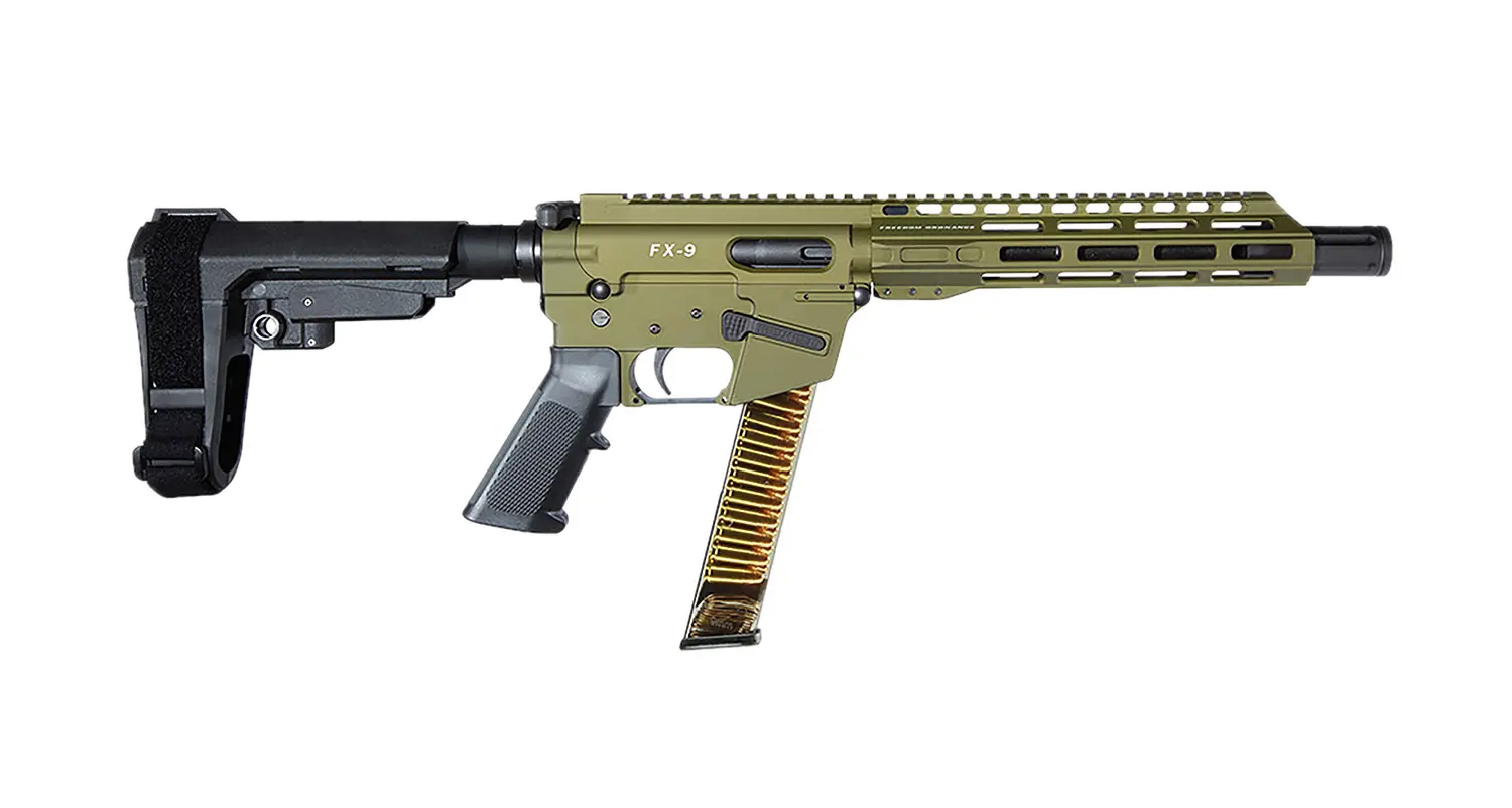 FREEDOM ORDNANCE FX9P10S-ODG FX9P  9mm Luger 31+1 10" OD Green - Freedom Ordnance