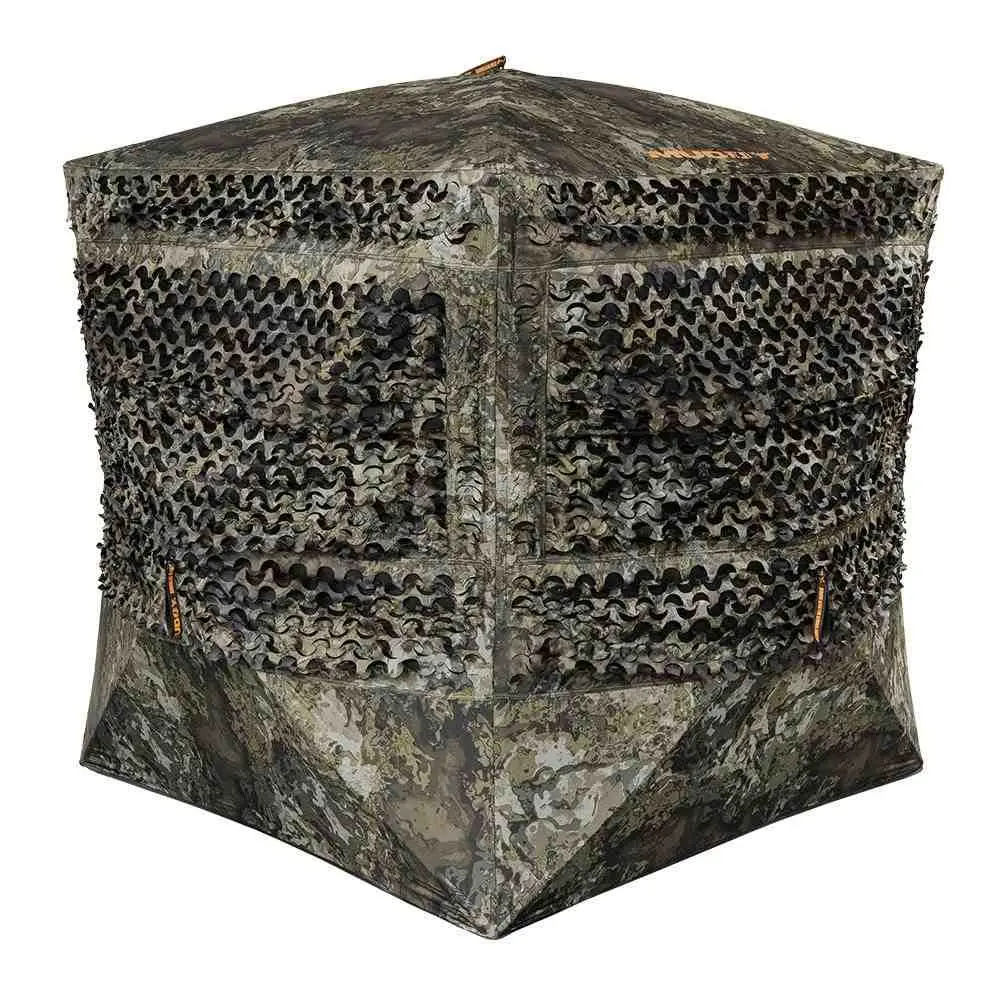 Muddy Carnage Die Cut Ground Blind Veil Canyon Grey