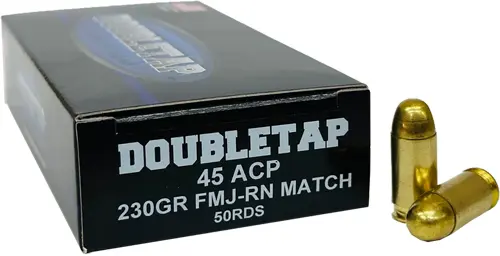 DOUBLETAP 45ACP 230GR FMJ-RN – MATCH 50RD 20BX/CS