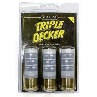 Reaper Defense Triple Decker Shotshell 12ga 2-3/4" 9 Pellets with Discs 3/ct - Personal Security Products