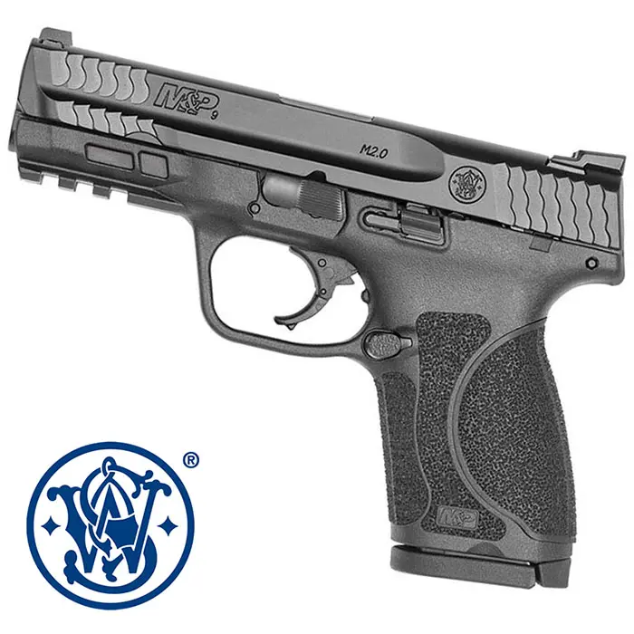 S&W M&P 2.0 Compact 9MM 4 inch 15-Round Black - Smith & Wesson