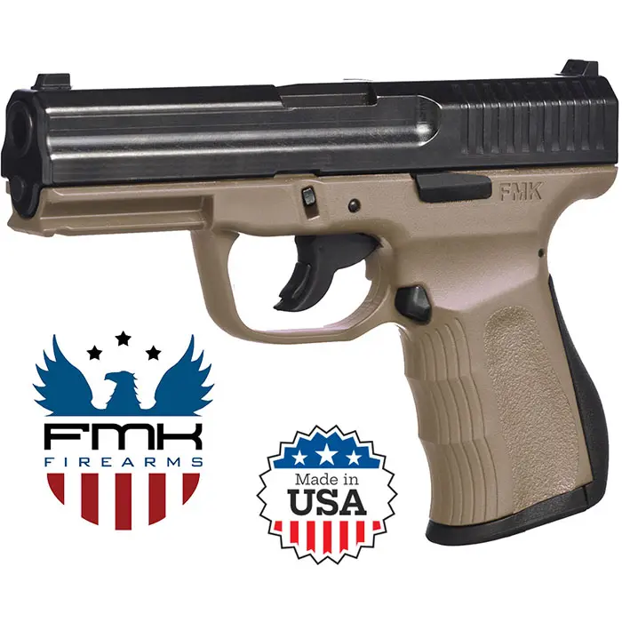 FMK Firearms 9C1G2 9MM 4 inch 10 Round Dark Earth - FMK Firearms