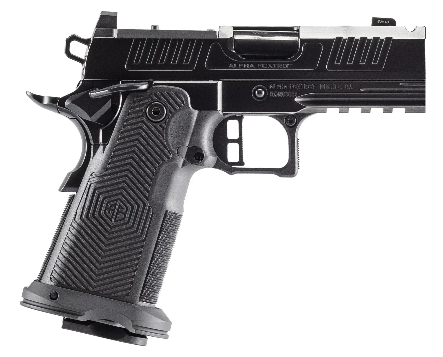 Alpha Foxtrot AA39X1QIH-PDBK19 AF1911 Romulus 9mm Luger 3.50"