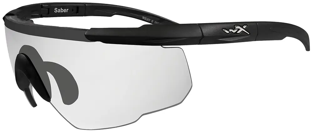 Wiley X Eyewear 303 Saber Advanced Safety Glasses Matte Black/Clear