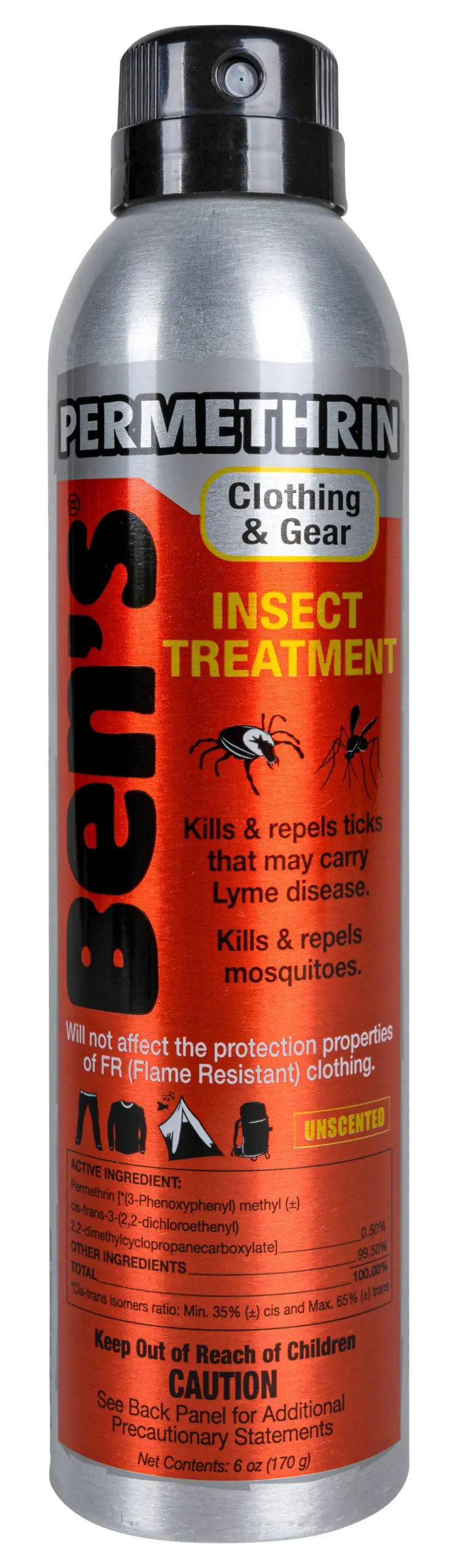 Ben's 00067600 Clothing Gear Insect Repellent 6 oz Aerosol