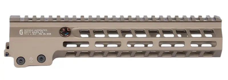 Geissele Automatics 051658S Super Modular Rail MK14 DDC Aluminum 10.50" Long
