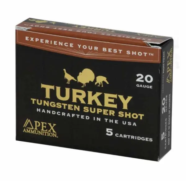 APEX 20 GA 3" 1.5OZ PRED TSS #4 5RD - Apex Ammunition