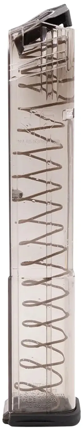 ETS Group SG932030 Pistol Mags Clear Detachable 30rd 9mm Luger for Sig P320