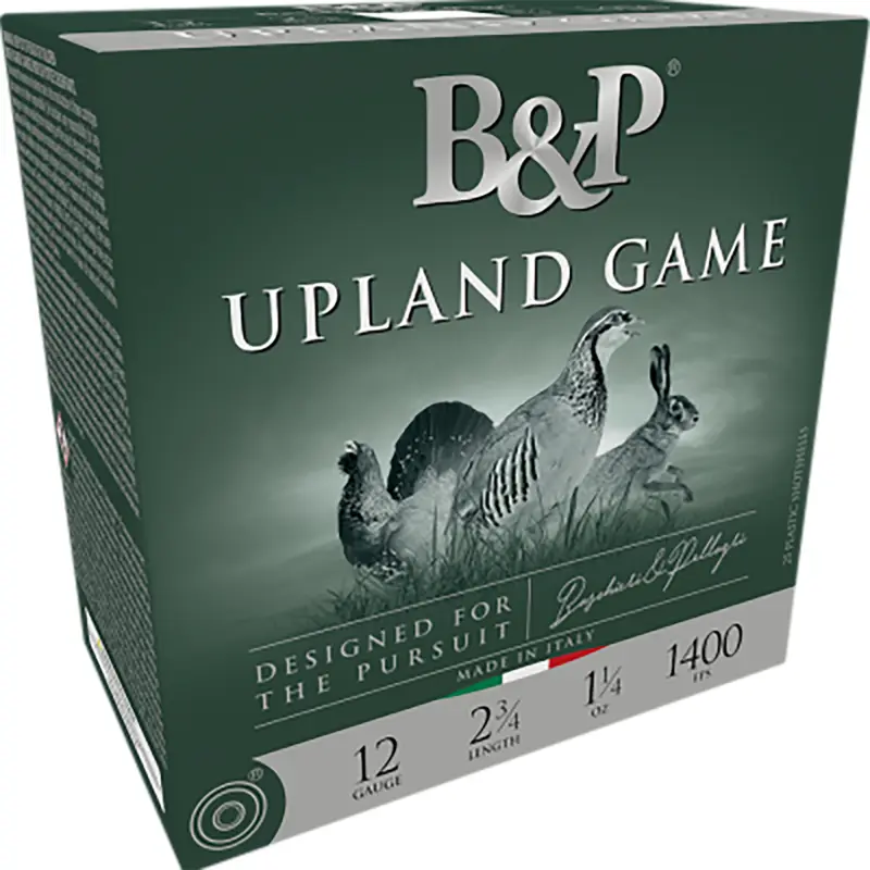 B Ammunition 12B1UP6 Upland Game Classic 12Gauge 2.50" 1oz 6Shot 25 Per Box/10 Case
