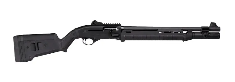 Langdon Tactical Tech LTT1301ZMBLK Beretta 1301  3" 7+1 18.50" Black Anodized Aluminum Receiver, Black Magpul Polymer Stock, Modified Magpul Zhukov Forend - Langdon Tactical