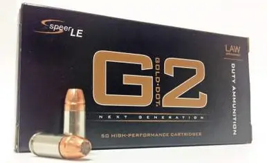 Speer 40 S&W Gold Dot G2 CCI53999 180 gr JHP 50 rounds - Speer