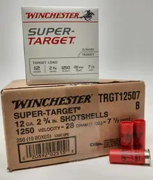 Winchester 12 Gauge Ammunition TRGT12507CASE 2-3/4" 1oz 7-1/2 Shot CASE 250 Rounds - Winchester