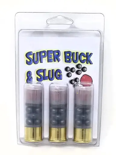 Paraklese Technologies 12 Gauge Ammunition 2-3/4" Super Buck & Slug 3 Rounds - Paraklese Technologies