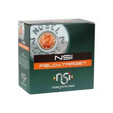 Nobel Sport Italia 12 Gauge Ammunition ANSF126CASE 2-3/4" #6 Shot 1-1/8 oz 1255fps CASE 250 Rounds - Nobel Sport