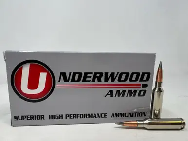 Underwood 6.5 Creedmoor Ammunition UW867 119 Grain Flash Tip Solid Monolithic 20 Rounds - Underwood Ammo