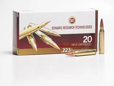 DRT 223 Rem Ammunition Terminal Shock 55 Grain Jacketed Hollow Point 20 rounds - DRT