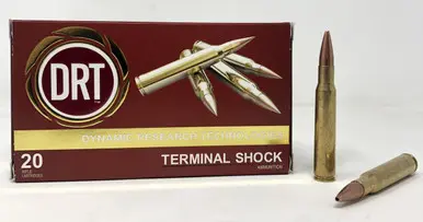 DRT 30-06 Ammunition DRT3006175TS 175 Grain Terminal Shock Hollow Point 20 Rounds - DRT