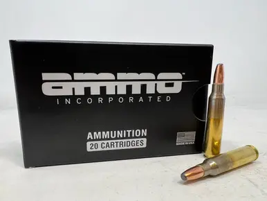 Ammo Inc 223 Remington Ammunition AI223064BND-A20 Blueline 64 Grain Bonded Soft Point 20 Rounds - Ammo Inc