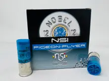 Nobel Sport Italia 12 Gauge Ammunition Pigeon/Flyer ANSPG12608CASE 2-3/4" #8 Shot 1-1/4oz 1260fps CASE 250 Rounds - Nobel Sport