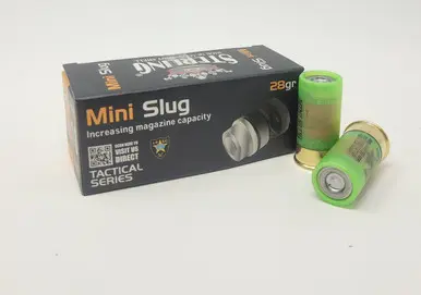 Sterling 12 Gauge Ammunition MINI SLUG STRLG12MINISLG 1.96" 1oz Slug 1380fps 10 Rounds - Sterling