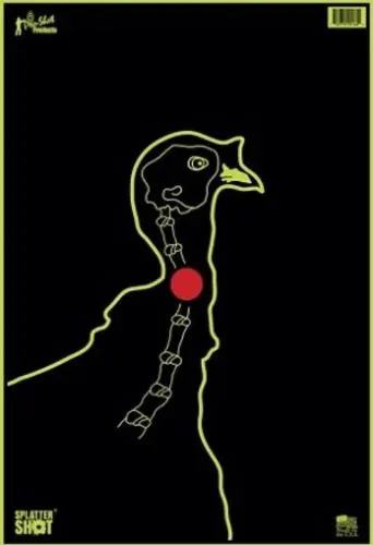SPLATTER SHOT TARGET 12"X18" - TURKEY 8PK
