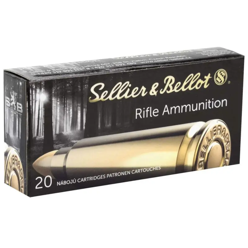 Sellier Bellot Rifle Ammunition .30-06 Sprg 180 gr SPCE - 20/box