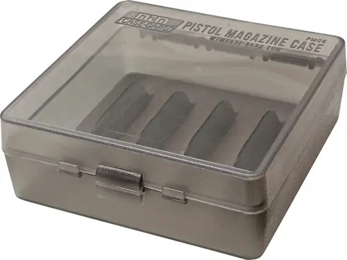 MTM COMPACT HANDGUN MAG CASE - STORES UP TO 5 DBL STCK MAGS