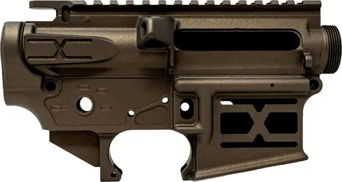 FAXON AR-15 X-TRA LITE - RECEIVER SET BRONZE STRIPPED - Faxon Firearms