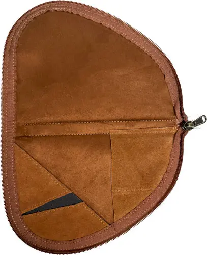 PALMETTO PISTOL CASE SMALL - FIELD TAN WAXED CANVAS/BUFFALO - Palmetto Bag Co