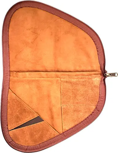 PALMETTO PISTOL CASE MEDIUM - WOODLAND WAXED CANVAS/BUFFALO - Palmetto Bag Co