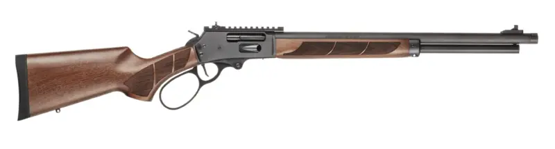 Smith Wesson 1854 1854 America 250 45-70 Gov 6+1 20" Black Armornite Threaded Barrel, Engraved Black Armornite Stainless Steel Receiver w/Picatinny Rail, Walnut Forend Fixed Stock