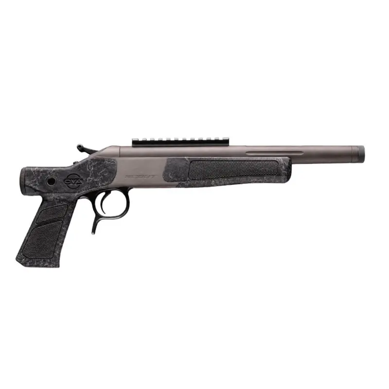 CVA Scout XP Pistol 400 Legend Single Shot 11.5" Threaded Tungsten Barrel Black Web Furniture CSSI Exclusive - Connecticut Valley Arms