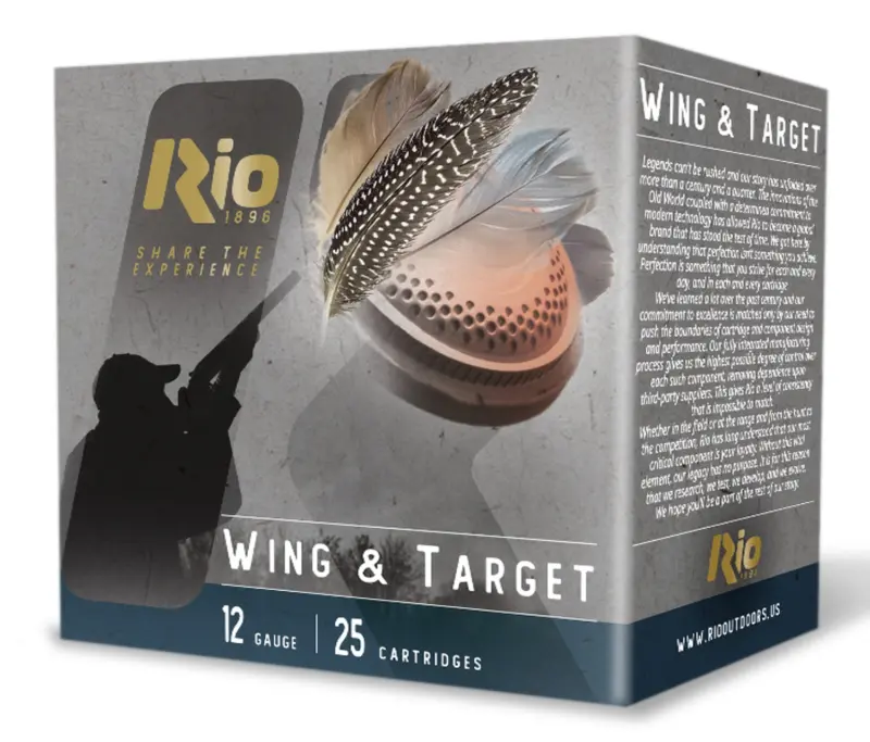 RIO WT2810075 WING&TARGT 12G 2 3/4 1   7.5   100/2 - Rio Ammo