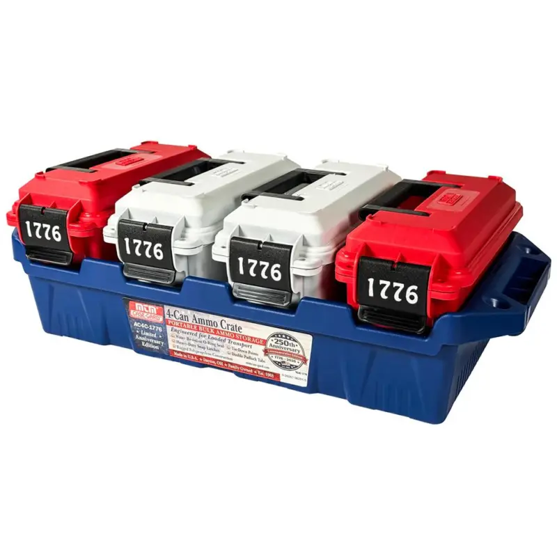MTM Limited Edition 1776 Multi-Can Ammo Crate .30 Cal - MTM Case-gard