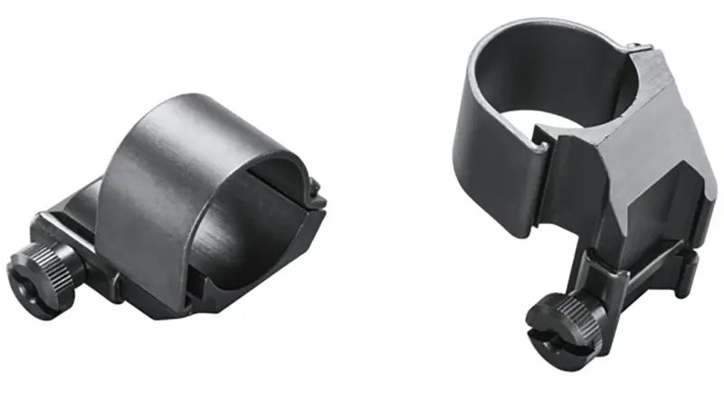 Weaver Mounts 49045 Detachable Top Mount Dual Extension Rings Matte Black 1" High