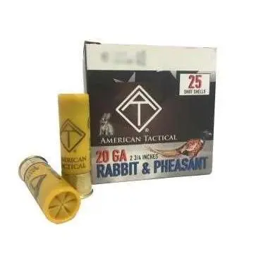 ATI Game Load Shotshell 20ga 2-3/4" 1oz 1220 fps #5 25/ct - American Tactical
