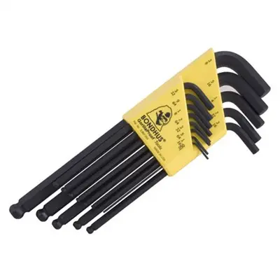 BALLDRIVER STANDARD HEX KEY L-WRENCH (.05-3/8) 13-PIECE SET