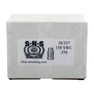 CAST 38 CALIBER (.358'') 158GR SEMI-WADCUTTER LEAD 500/BOX