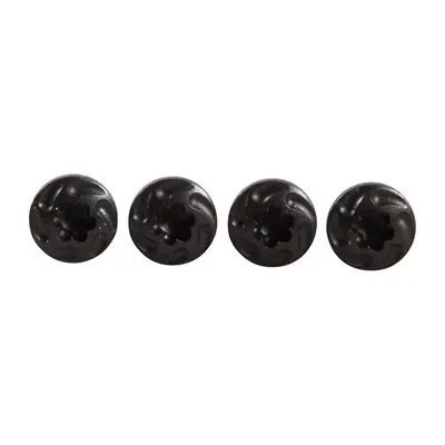 TURBO SCREWS (4) FS BLK OUT