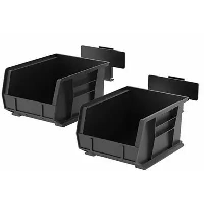 SECUREWALL BIN HANGER 2-PACK BLACK