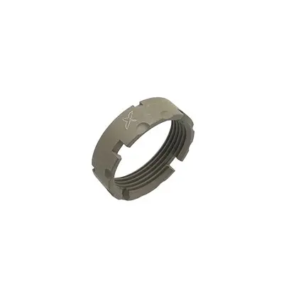 AR-15 BILLET CASTLE NUT BURNT FLAT DARK EARTH