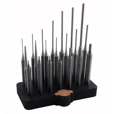 STEEL PUNCH SET WITH BENCH BLOCK 21 PIECE