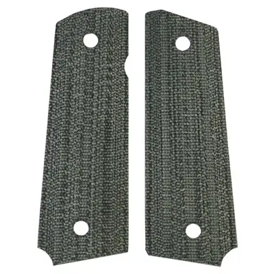 GOVERNMENT GRIPS, SLIM, BLAST BLACK CANVAS