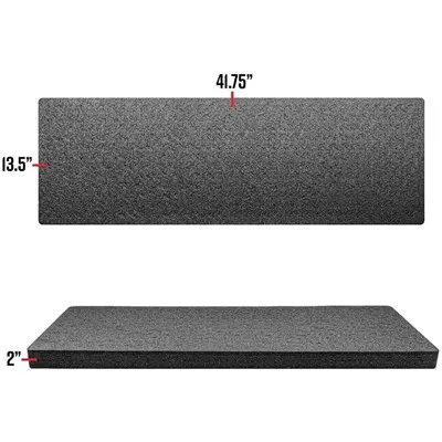 RAGAR CROSSLINK FOAM INSERT 41.75''X13.5'' FOR HARD RIFLE CASE