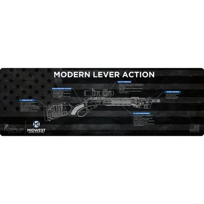 GUN MAT LEVER ACTION SERIES 36''X12'' BLACK