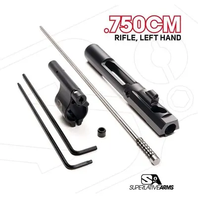AR-15 ADJ PISTON SYSTEM W/CLAMPON .750'' GAS BLOCK RIFLE LH